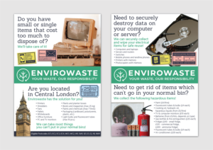 Diseño de Flyer por Lid Sucero para Enviro Waste London Ltd | Diseño #27325955