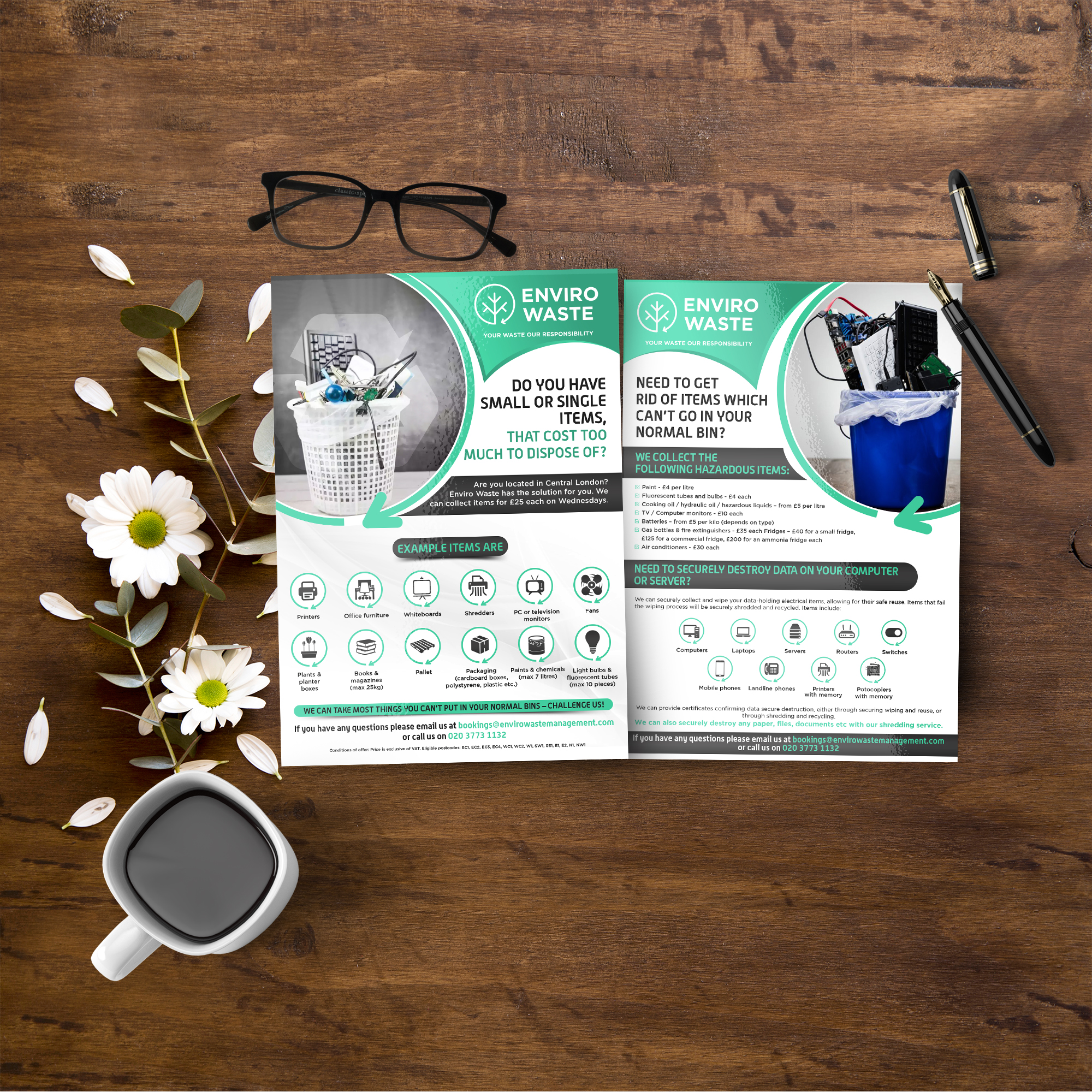 Flyer-Design von Creative Dodo für Enviro Waste London Ltd | Design: #27330372