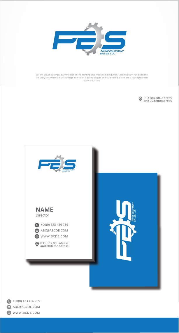 Logo Design by graphicevolution for Payne Equipment Sales LLC | Design #27304969