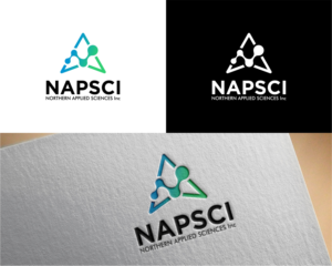 Northern Applied Sciences Inc (with some sort of symbol).  If you wanted to add a short form for the company name, it's NAPSCI (this is optional). | Diseño de Logo por Rusmin Gustamin