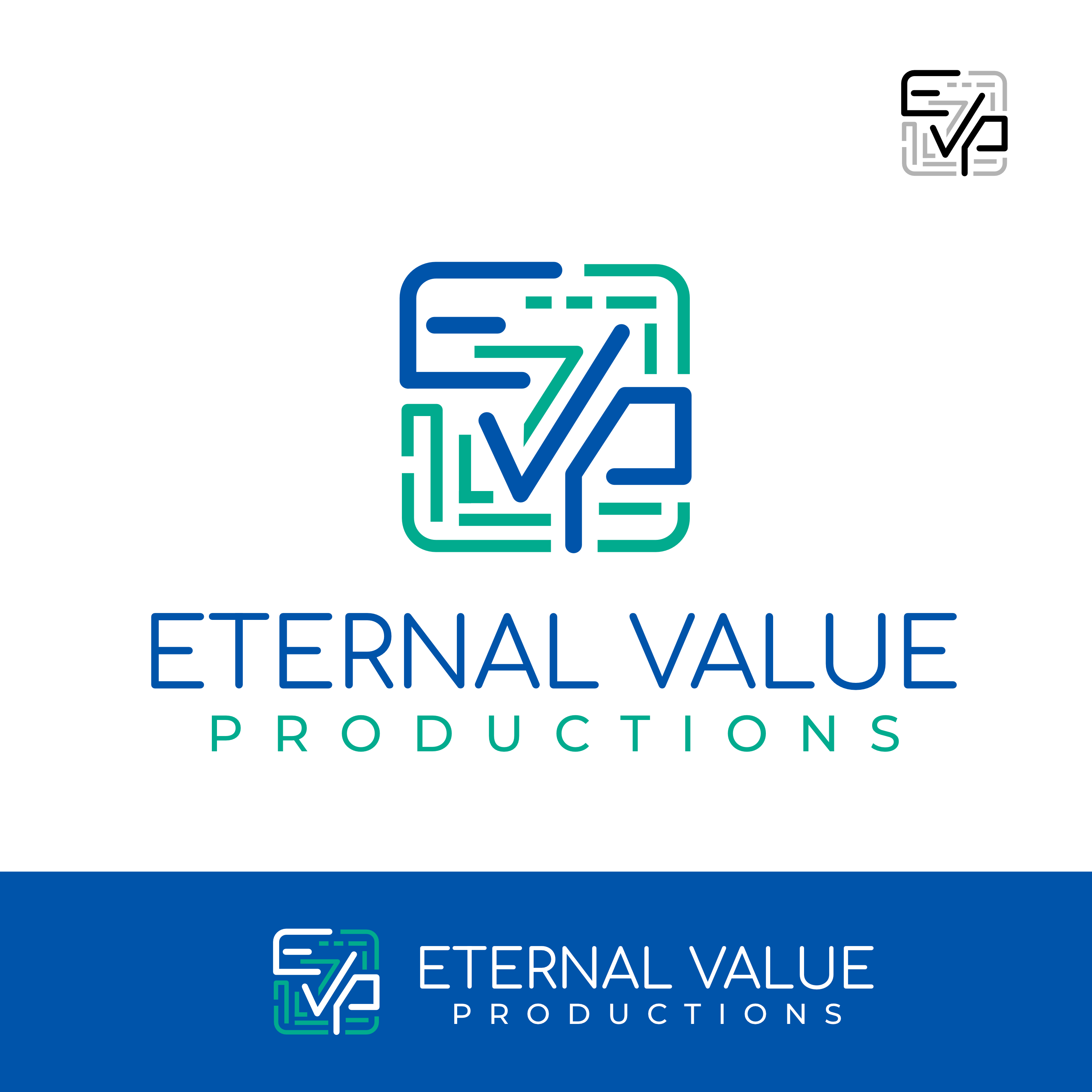 Diseño de Logo por RAVA_visuals para Eternal Value Productions | Diseño #27333515