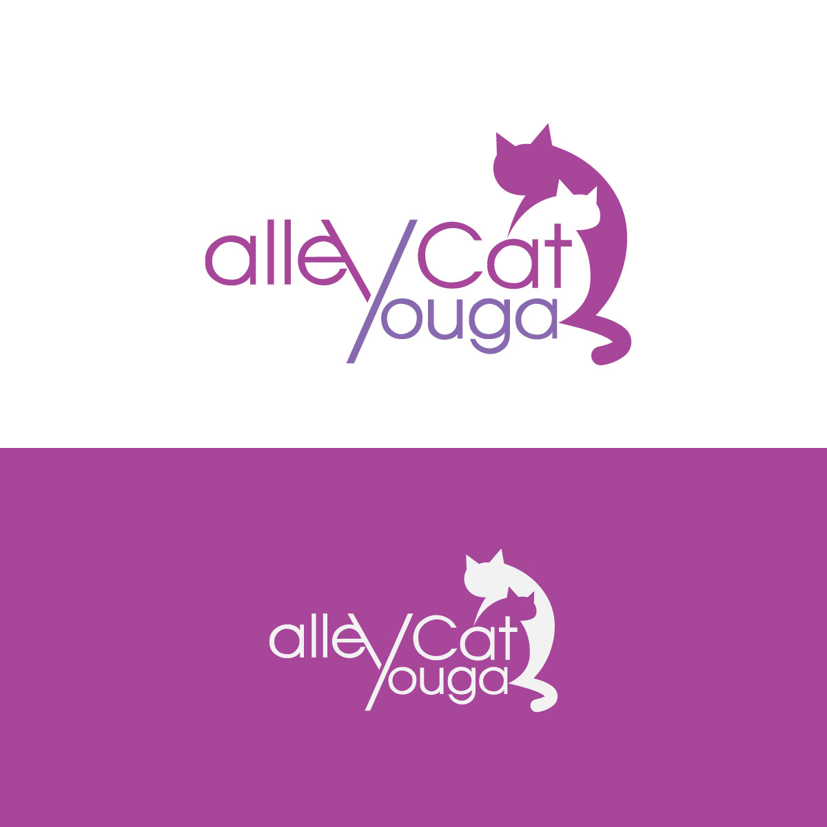 Logo-Design von Farhad Kreative für alleyCat Yoga | Design #27309415