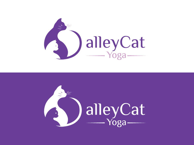 Logo-Design von aree für alleyCat Yoga | Design #27313798