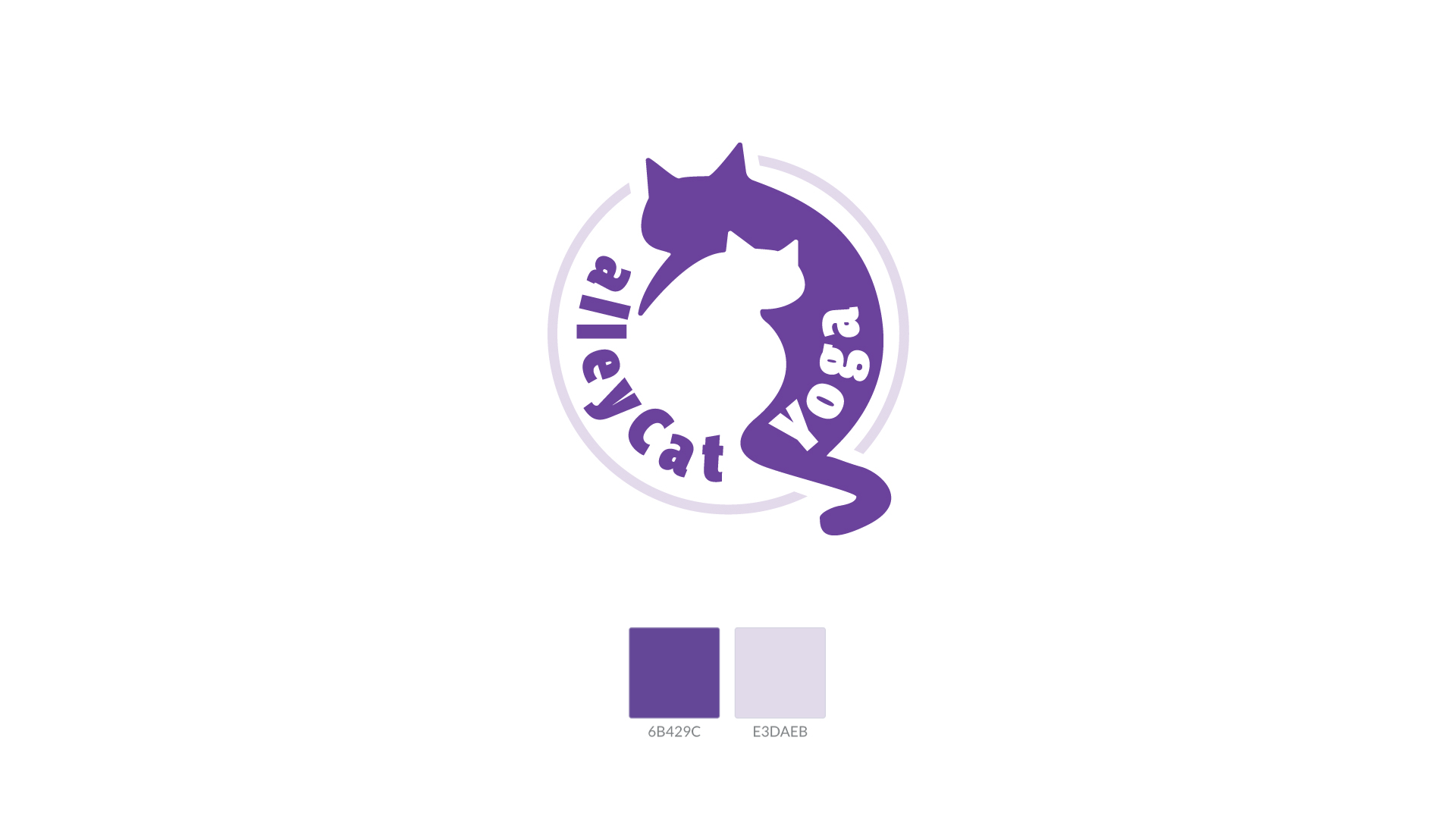 Logo Design by Sam Clothier for alleyCat Yoga | Design #27310951
