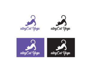 alleyCat Yoga | Logo Design by Buck Tornado