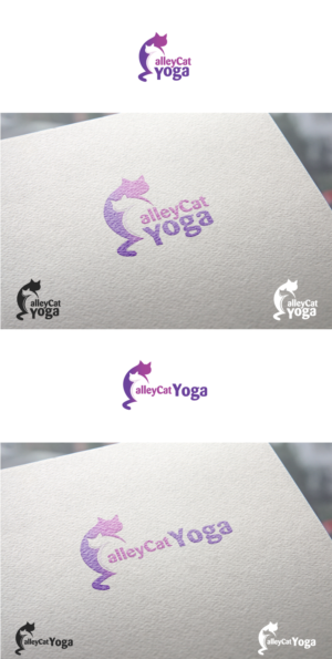 Logo Design by creativelogodesigner86 for alleyCat Yoga | Design #27306606