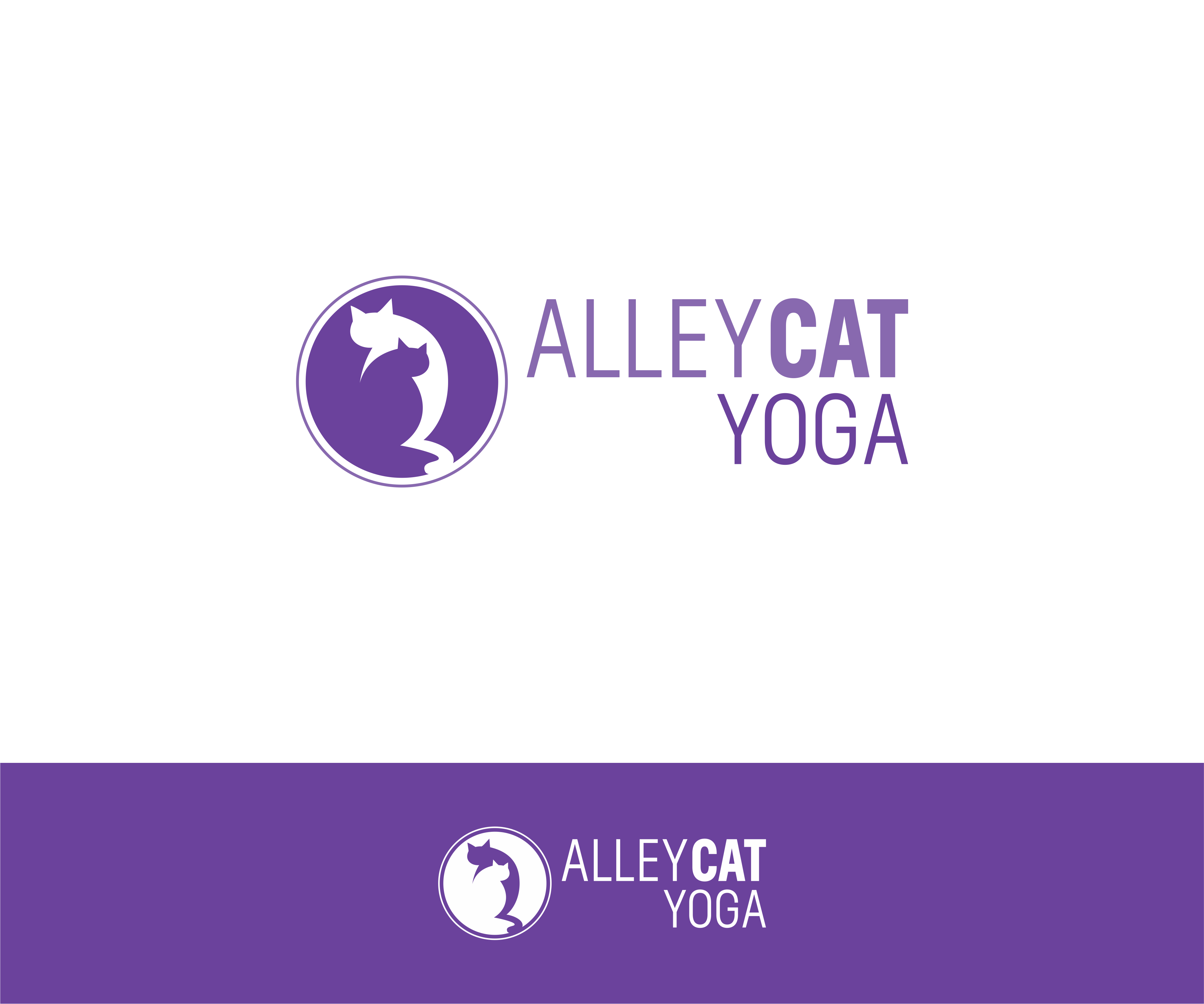 Logo Design by MKR for alleyCat Yoga | Design #27307938