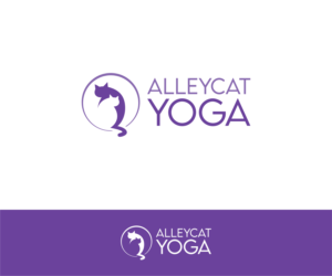 Logo Design by MKR for alleyCat Yoga | Design: #27307939