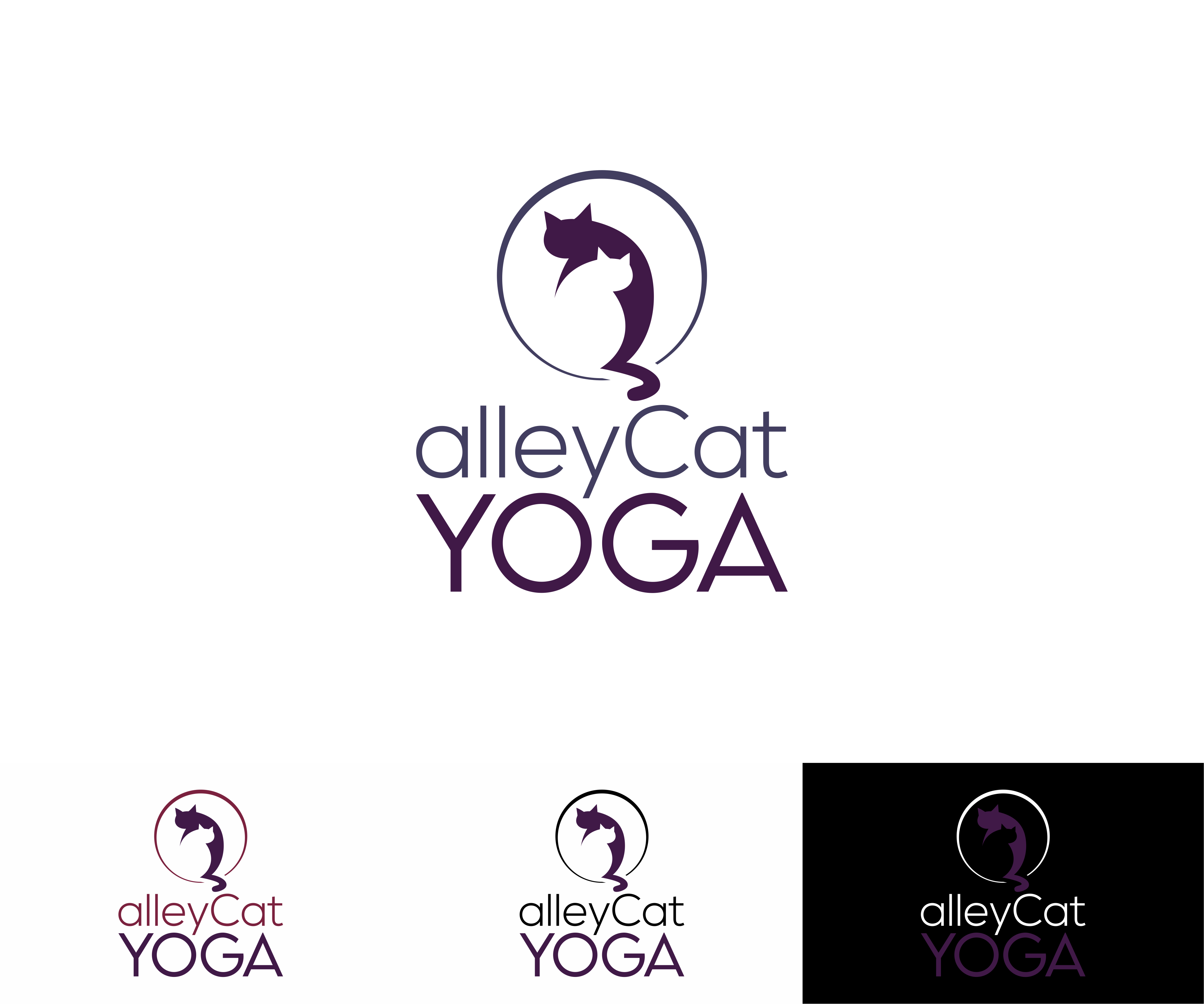 Logo-Design von MKR für alleyCat Yoga | Design #27309919