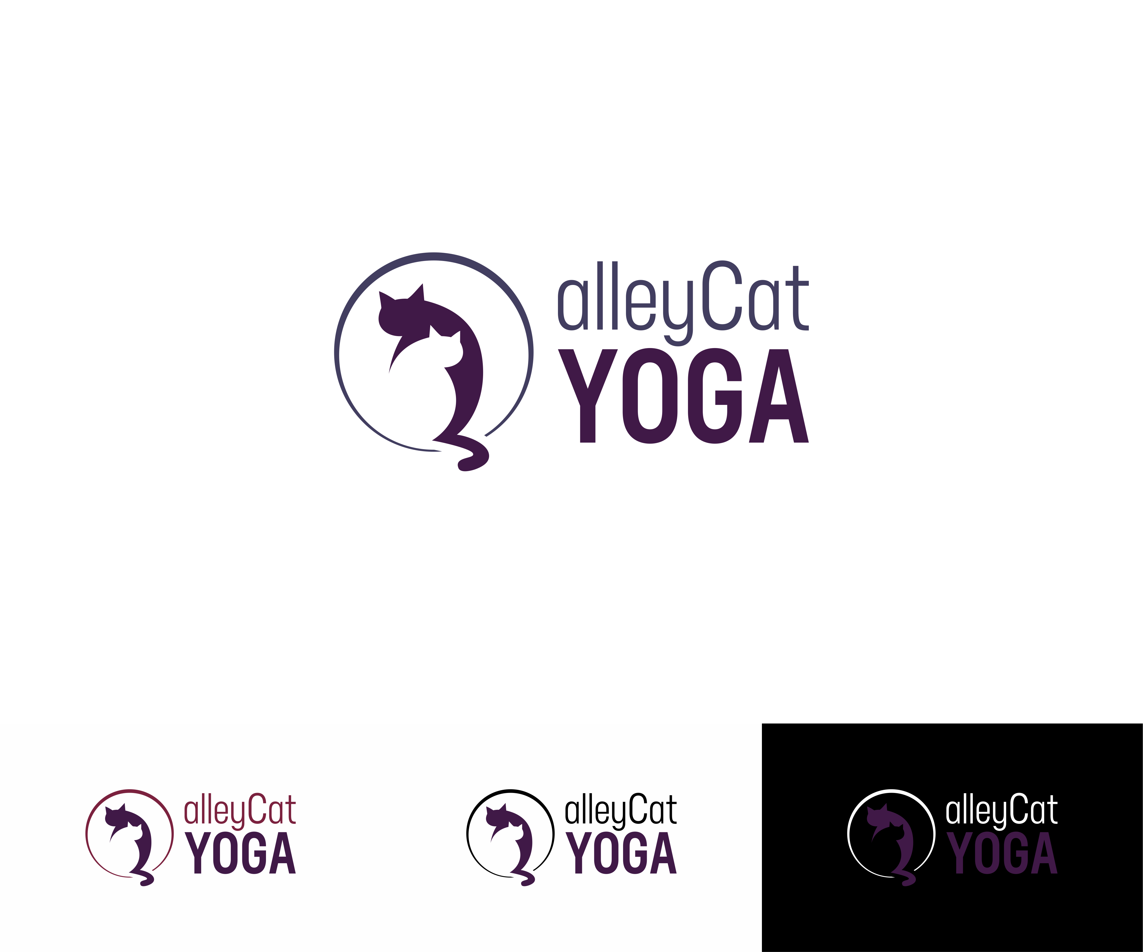Logo-Design von MKR für alleyCat Yoga | Design #27309920