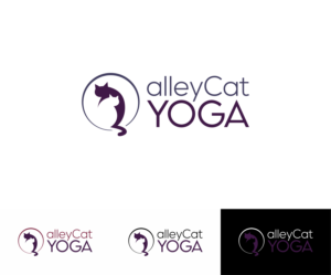Logo Design by MKR for alleyCat Yoga | Design: #27309921