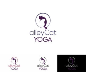 Logo Design by MKR for alleyCat Yoga | Design: #27309923