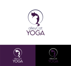 Logo Design by MKR for alleyCat Yoga | Design: #27319430