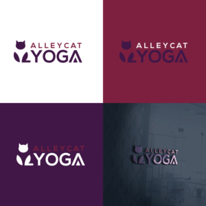 Logo-Design von Maxo-Biz für alleyCat Yoga | Design: #27312759