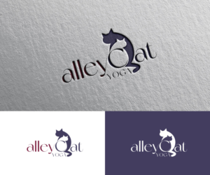 alleyCat Yoga | Logo Design by Iris 3