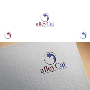 Logo Design by Trident for alleyCat Yoga | Design: #27312205
