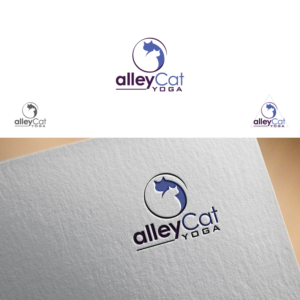 Logo Design by Trident for alleyCat Yoga | Design: #27325577