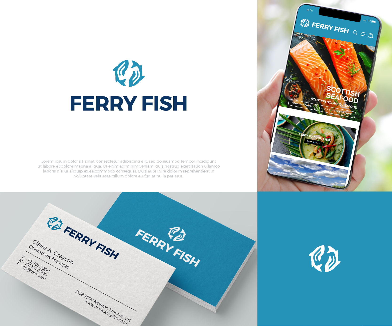 Diseño de Logo por airborne para Ferry Fish Ltd | Diseño #27307841