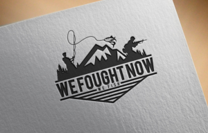 We Fought now We Fish | Logo Design by 4tech services