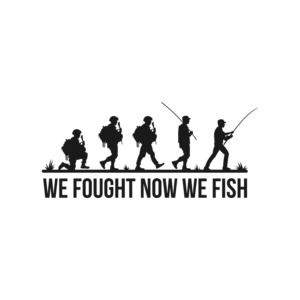 We Fought now We Fish | Diseño de Logo por Shankarsa