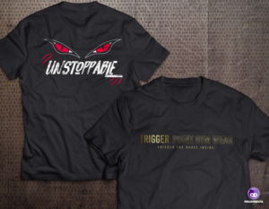 Trigger point gym wear is to inspire people to get fit and healthy and change there life | T-Shirt-Design von FigliaPerduta