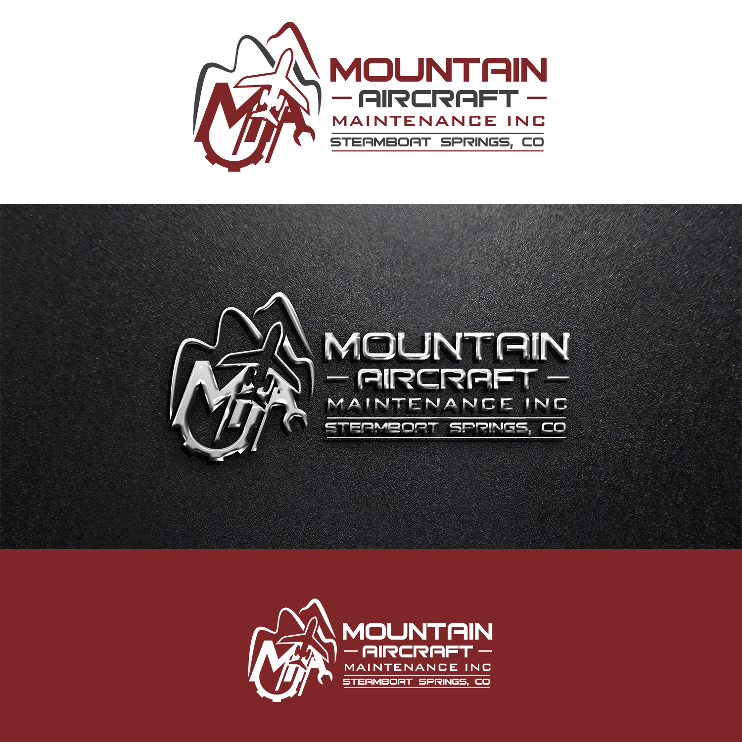 Design de Logo par Maxo-Biz pour Mountain Aircraft Maintenance | Design #27320864