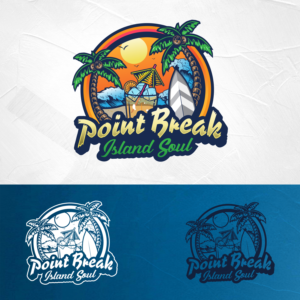 Point Break and also variation with Island Soul ( as a smaller description) | Logo Design by EYESIGHT Design & Illustration