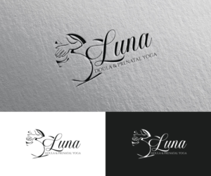 Luna - (Doula & Prenatal Yoga) | Logo Design by Iris 3