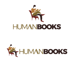 Human Books | Logo Design by moisesf