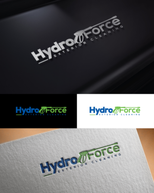 Hydro Force  Exterior Cleaning | Logo-Design von sol design2