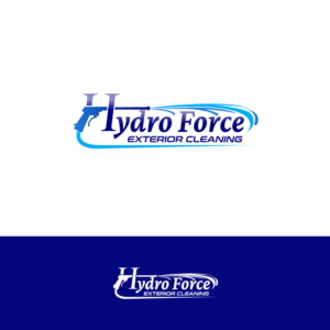 Hydro Force  Exterior Cleaning | Logo Design by Minimal Studio