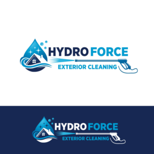 Hydro Force  Exterior Cleaning | Logo Design by YAZIKO