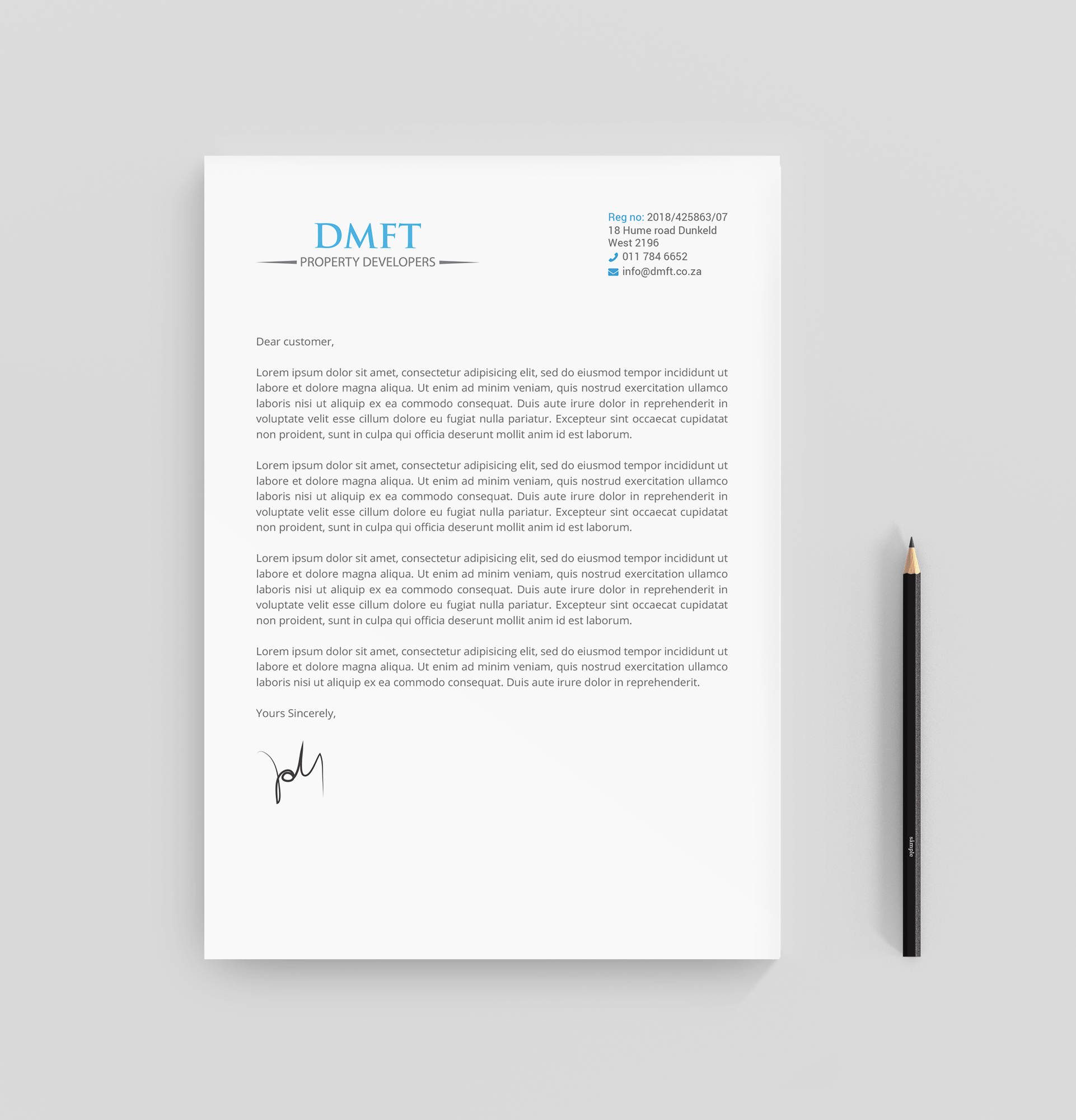 Letterhead Design by R.design for this project | Design #27312966