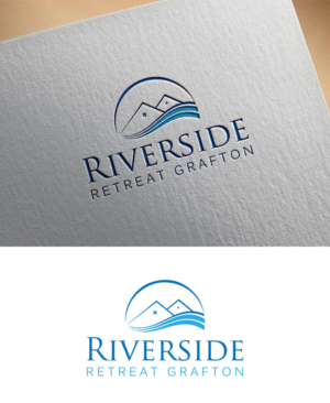 Riverside Retreat Grafton | Logo Design by Mr Line @rt
