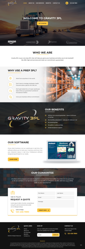 Web Design by pb for this project | Design #27323817