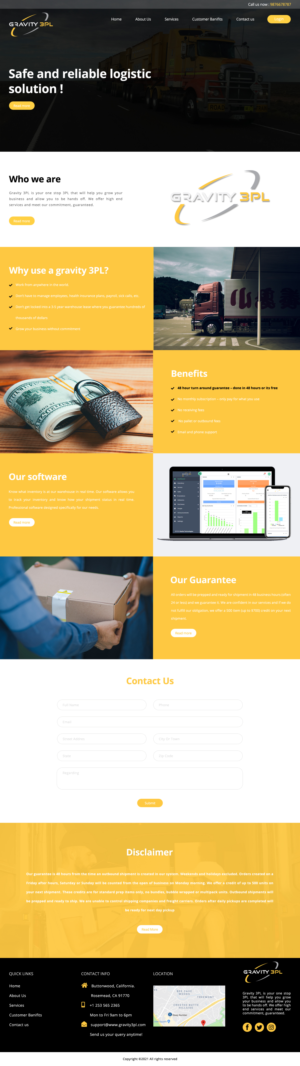 Diseño Web por Hukam Solanki para este proyecto | Diseño: #27342931