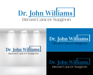 Dr. John Williams (top part) & Breast Cancer Surgeon (bottom part) | Logo Design by creativiti