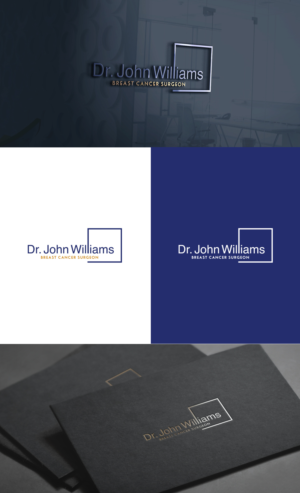 Dr. John Williams (top part) & Breast Cancer Surgeon (bottom part) | Logo Design by GLDesigns