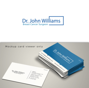 Dr. John Williams (top part) & Breast Cancer Surgeon (bottom part) | Logo Design by mam1