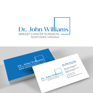 Dr. John Williams (top part) & Breast Cancer Surgeon (bottom part) | Logo Design by sherman