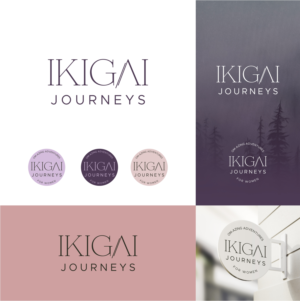 Ikigai Journeys-- optional slogan (Om-azing Adventures for Women) | Logo Design by ZeneFashions