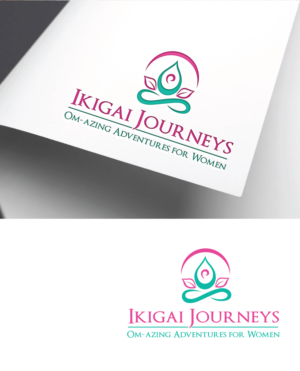 Ikigai Journeys-- optional slogan (Om-azing Adventures for Women) | Logo Design by HEAVEN ART