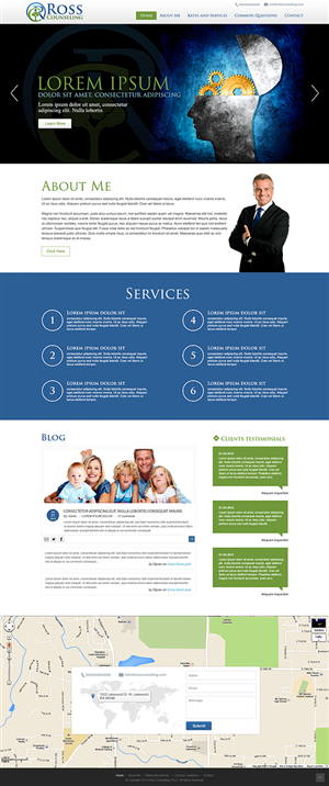 Web-Design von Latest Design Ideas für Ross Counseling, PLLC | Design: #3060358