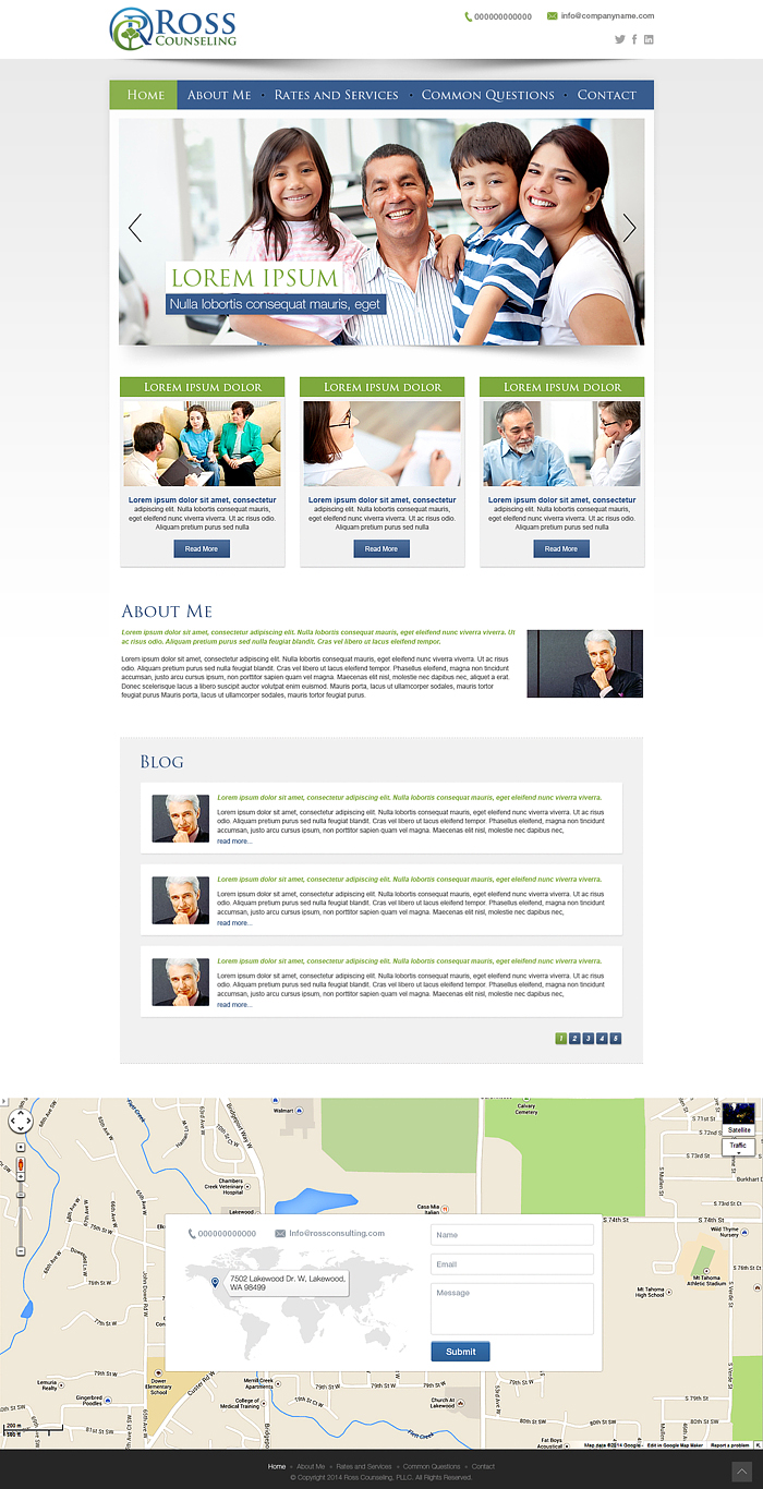 Web Design by Latest Design Ideas for Ross Counseling, PLLC | Design #3109967