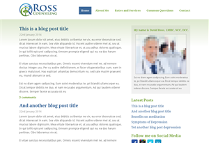 Web Design by Jack T for Ross Counseling, PLLC | Design #3109684
