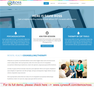 Web Design by Yogesh Sharma for Ross Counseling, PLLC | Design: #3061457