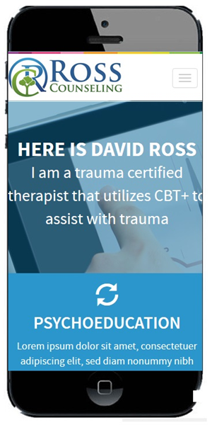 Web Design by Yogesh Sharma for Ross Counseling, PLLC | Design: #3076429