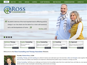 Web Design by rohitlifekumarsingh for Ross Counseling, PLLC | Design #3073813