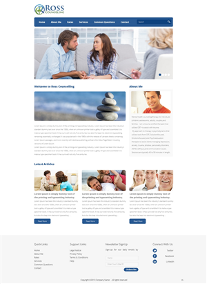 Web-Design von pb für Ross Counseling, PLLC | Design: #3063633