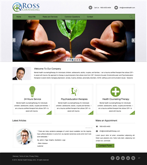 Web-Design von pb für Ross Counseling, PLLC | Design: #3073341